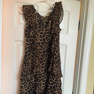 NWOT Michael kors leopard print dress